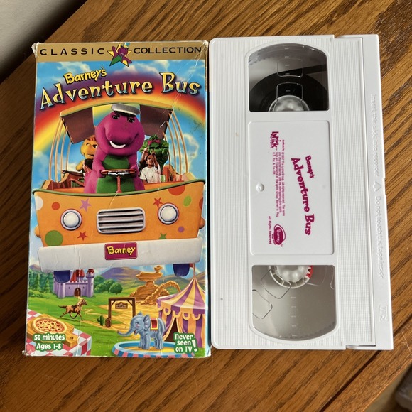 Barney - Barneys Adventure Bus (VHS, 1997) Classic Collection Video Tape VHS - Picture 9 of 9